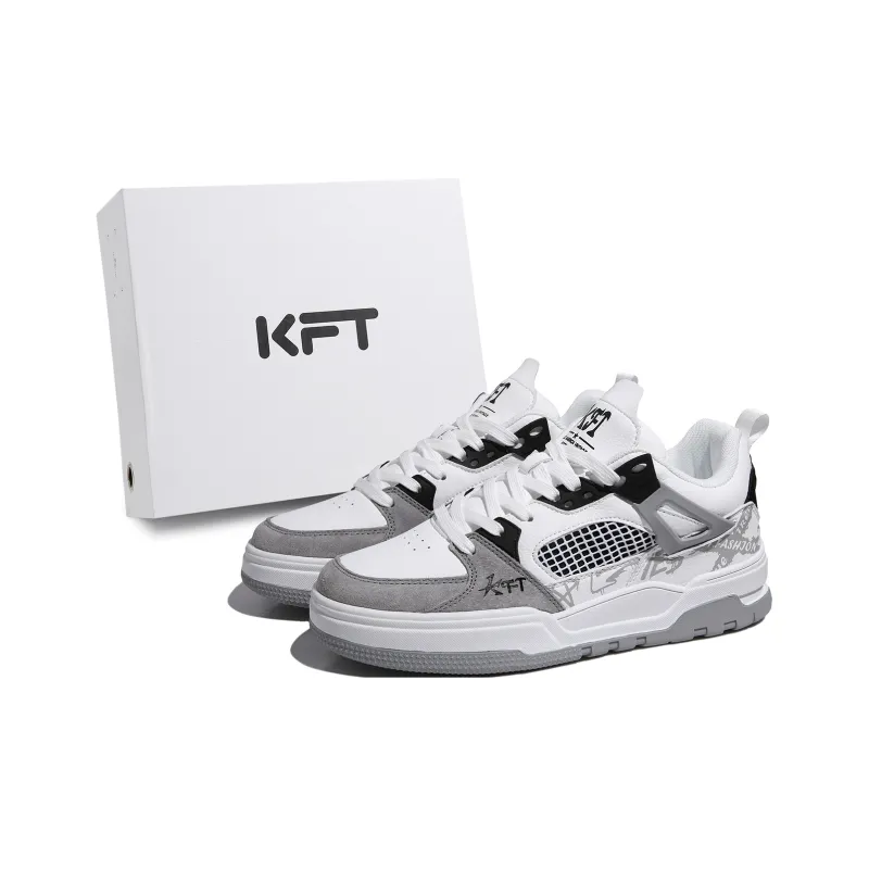 KFT Mica Anti Slip And Wear Resistant Height Increasing Low Top Skateboard Shoes Unisex-14