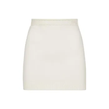 FENDI Ribbed Knit Mini Skirt