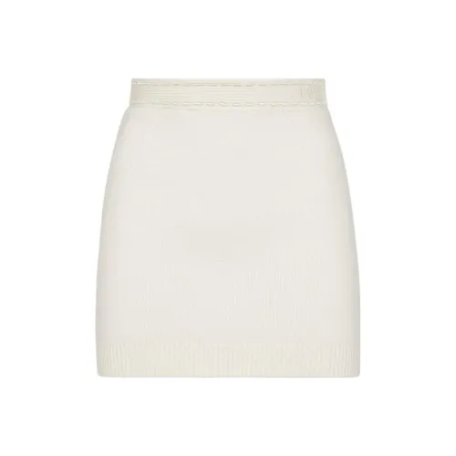FENDI Ribbed Knit Mini Skirt