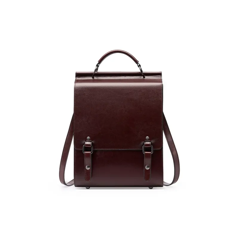 Bullrun Cow Leather Backpack Women's Multicolor-2