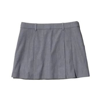 UNIQLO Casual Short Skirts Women's Sky Gray