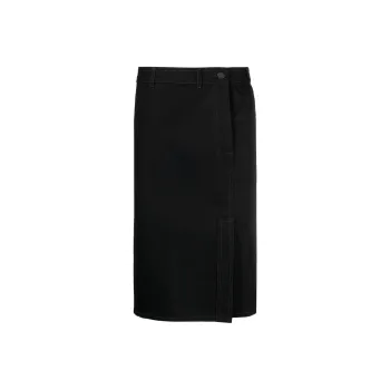 Lemaire Casual Long Skirt Women's Black