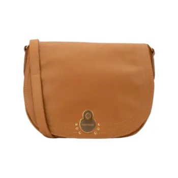 LONGCHAMP Leather Crossbody Bag, Shoulder Bag Women's Brown