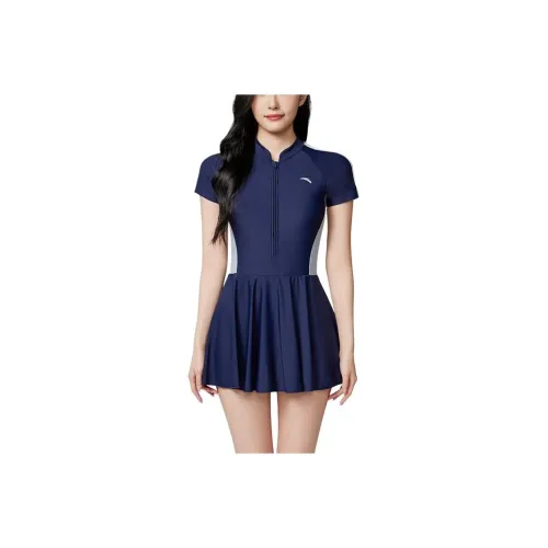 Anta Swim Dresses & Skirts Women's Dark Blue/Light Gray