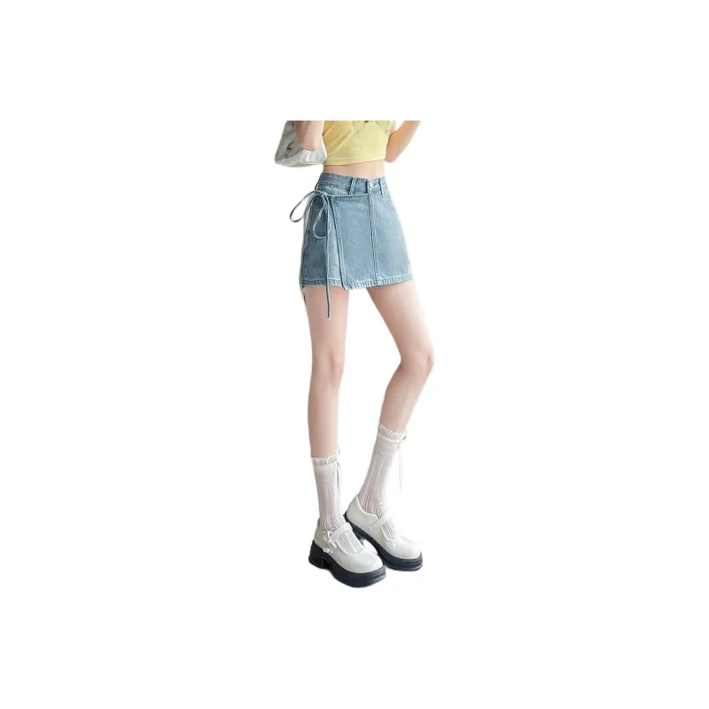 ORIGIN Denim Shorts Women's Light Blue-1