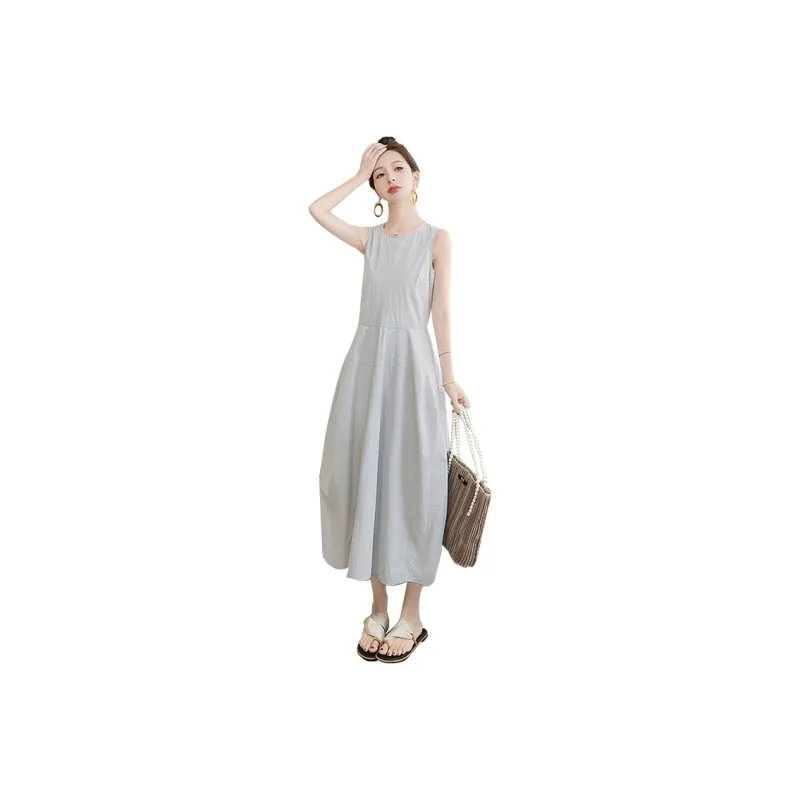 Cypress House Sleeveless Dress Women's Light Gray-0