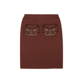 MOSCHINO Casual Short Skirts Women's Brown
