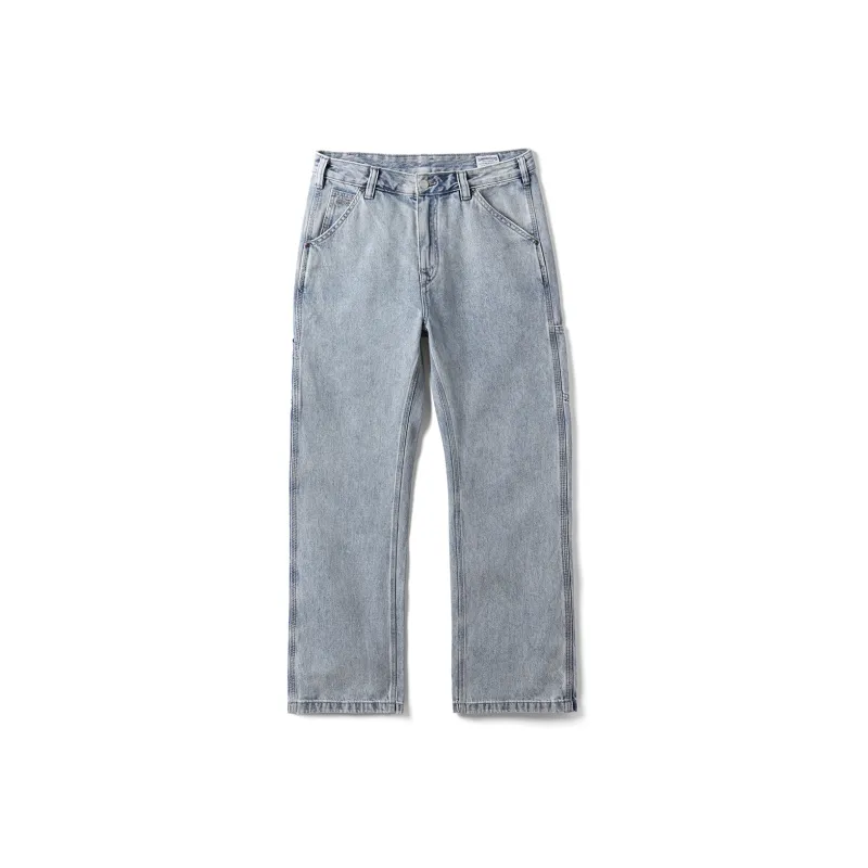 SIMWOOD Jeans Men Washed Light Blue-0