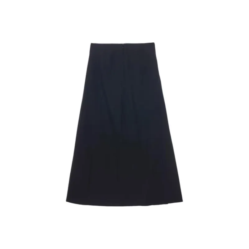 Studio Nicholson Pleated Asymmetric Skirt-1