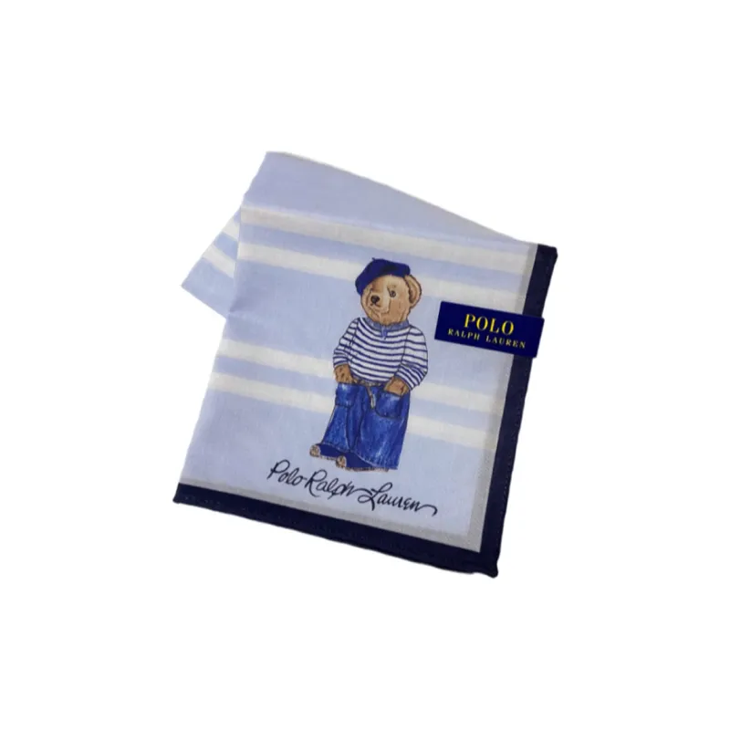 Polo Ralph Lauren Silk Scarves Unisex Light Blue-0