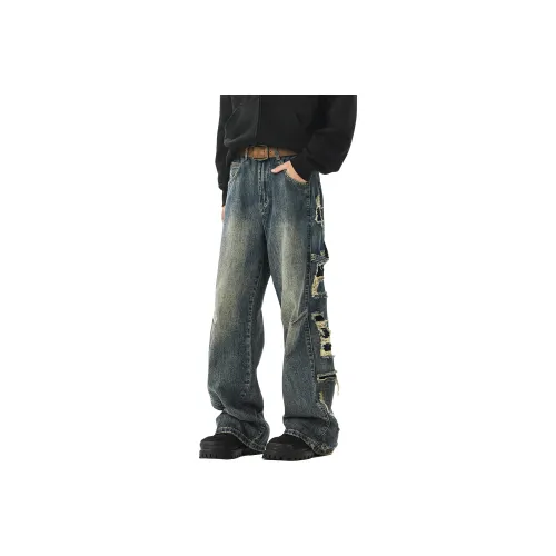 FORCEPULR Jeans Unisex Black Blue