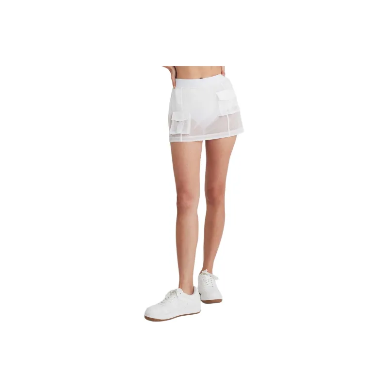 Alo Yoga Cargo Short Skirts Women's-3