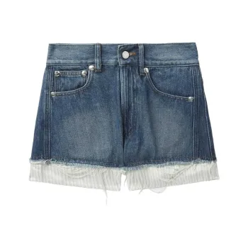 A.P.C Layered Denim Shorts