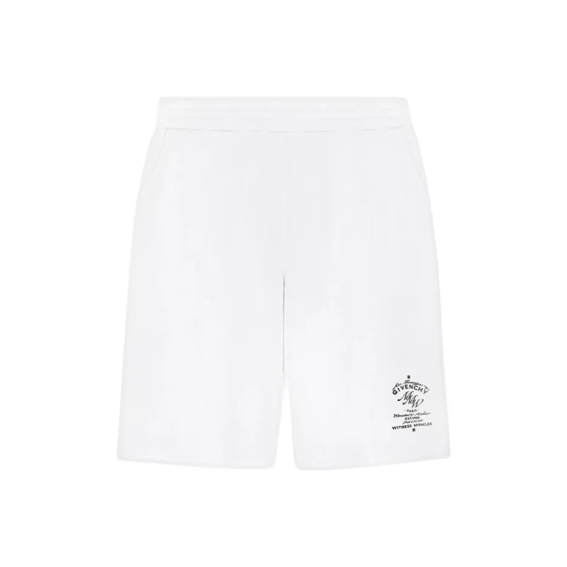 Givenchy Mmw Printed Slim Fit Jogger Pants 'White'-0