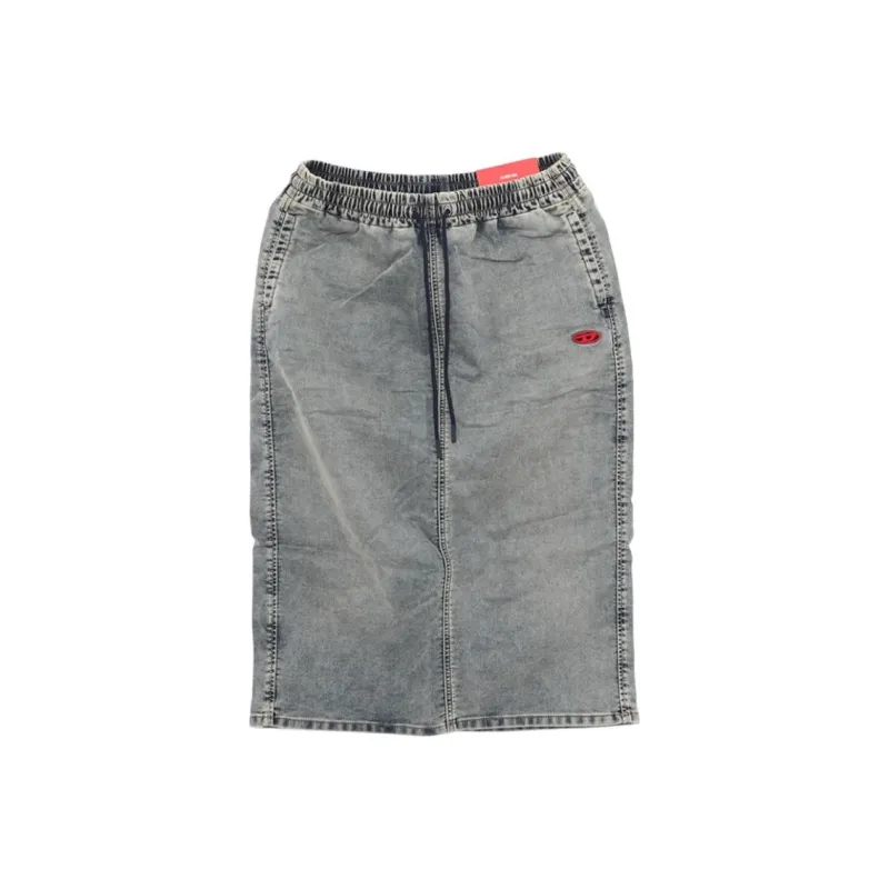 DIESEL Casual Short Skirts Women's Blue-0
