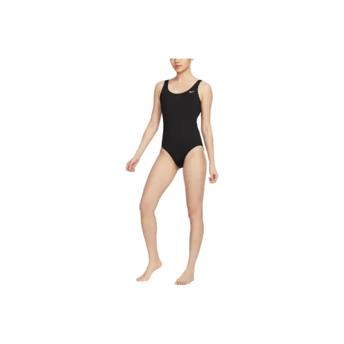 nike Grey Swim Essential Women's U Back One Piece Swimsuit