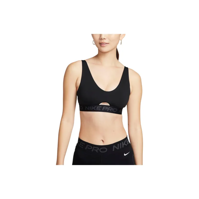 Nike Women's Medium Support Padded Sports Bra Sports Underwear Women's Black-0