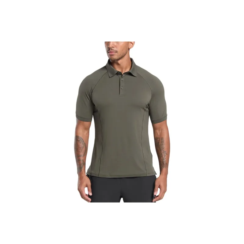 GYMSHARK Polo Shirt Men's Strength Green-0