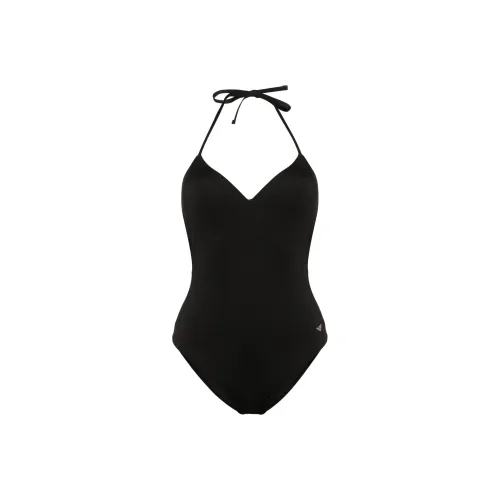 EMPORIO ARMANI SS24 One-piece Swimsuit Women's Black