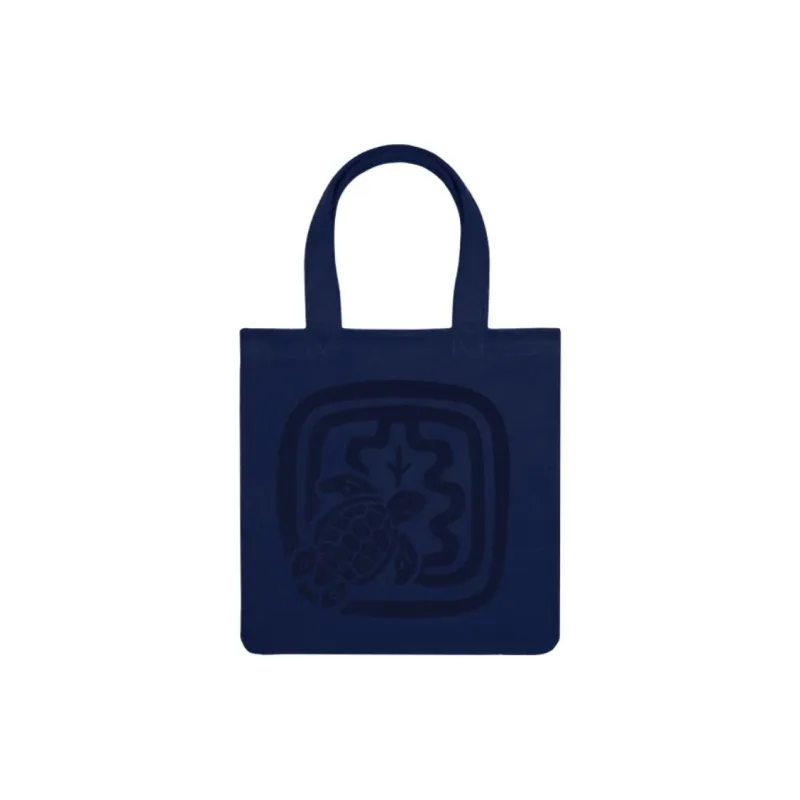 INES DE LA FRESSANGE Cotton Tote Bag, Shopping Bag, Handbag, Shoulder Bag Women's Marine Blue-0