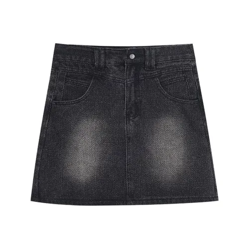QUIET ANGEL Denim Short Skirts Women's
