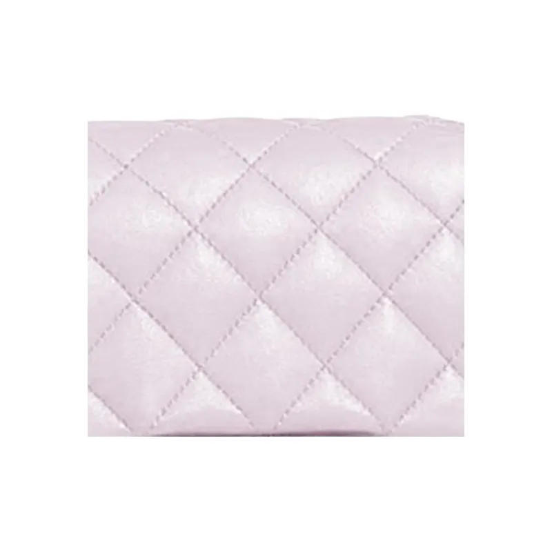 CHANEL Sheepskin Mini Square Flap Bag Flap Bag Chain Bag Shoulder Bag Women's Light Purple-3