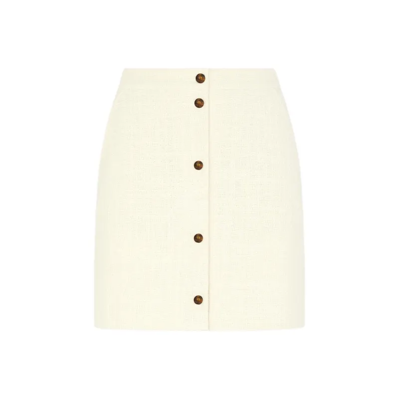 Blaze Milano SS25 Casual Short Skirts Women's Cream-0