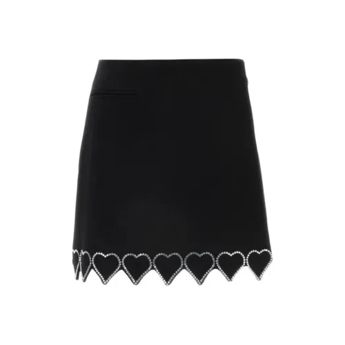 MACH & MACH Heart-embellished Miniskirt