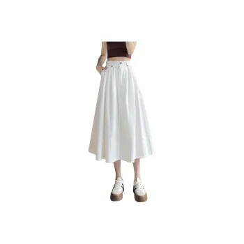 SITOL Casual Short Skirts Women's White