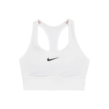 Nike Padded Longline Sports Bra Sports Underwear Women's White