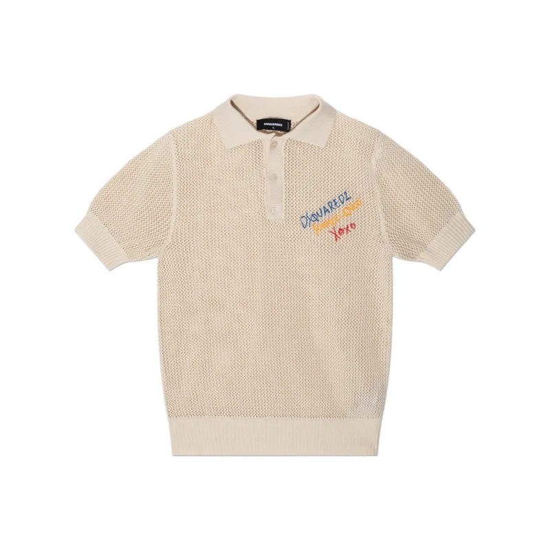 DSQUARED2 Cotton Polo Top-0
