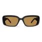 Classic Black Transparent Tea Brown Lens