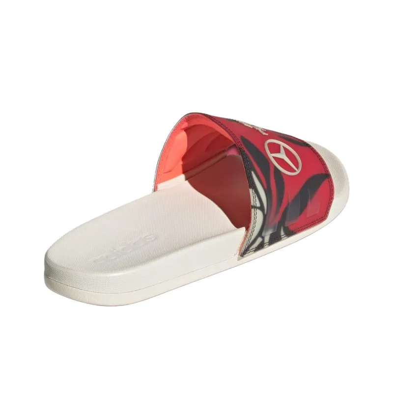 Adidas Adilette Comfort Slides Mercedes AMG Petronas Formula One Team Turbo Aurora Ruby-4