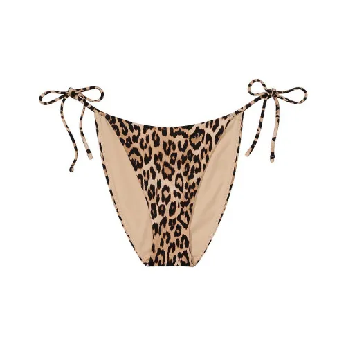 Victoria's Secret Mix & Match Side-Tie Cheeky Bikini Bottom / L Swimming Shorts Women's Leopard Print