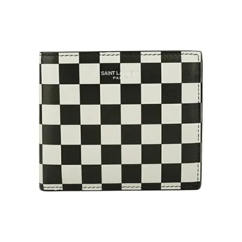 SAINT LAURENT Leather from Men's Beige & Black