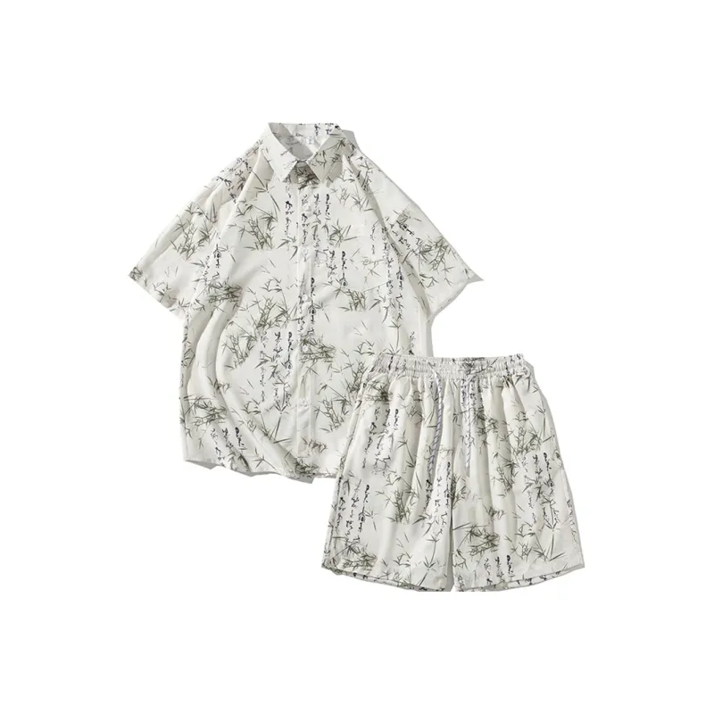 Fakeyoung Shirt Matching Set Unisex-5