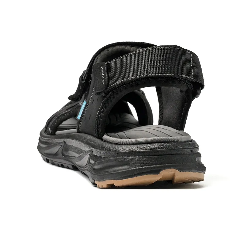 QIUTEXIONG Beach Sandals Men Black/Gray-1