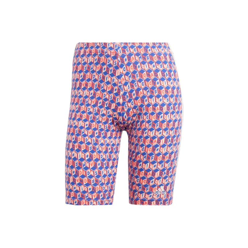 Adidas Free Shipping With AdiClub Adidas X Farm Rio Bike Shorts-0