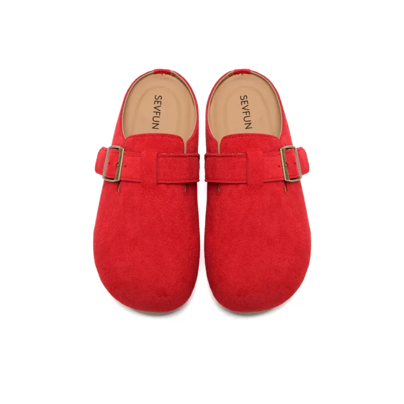 7 SEVFUN Slip Resistant Closed Toe Slippers Women's-9