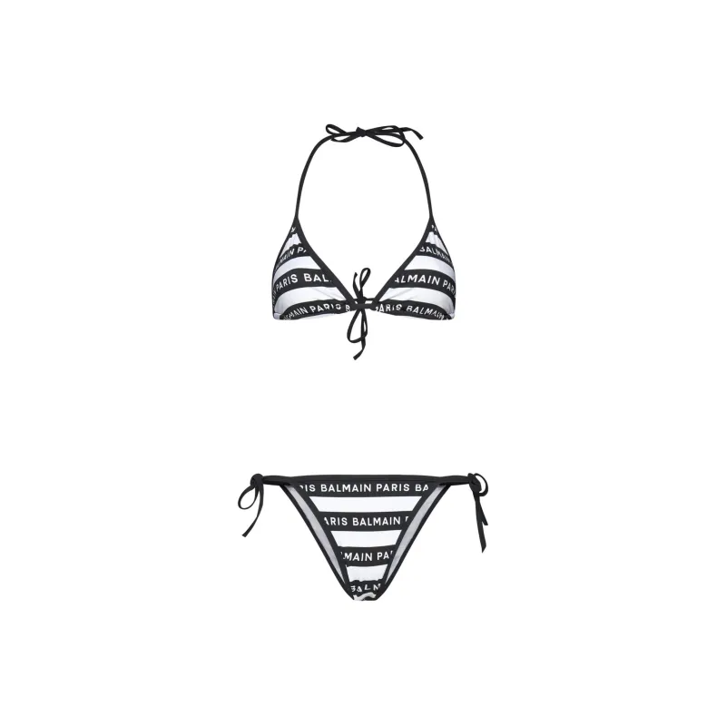 BALMAIN Bikini Women's Black White-0