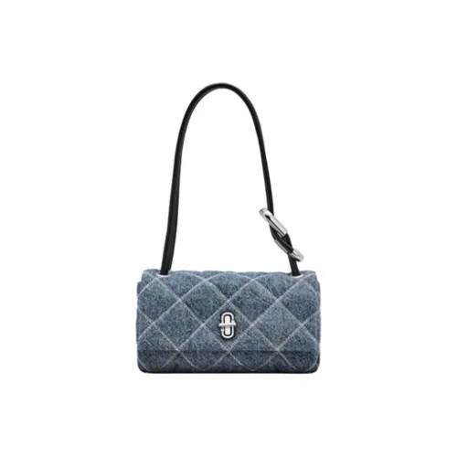 MARC JACOBS The Quilted Denim Mini Dual Shoulder Bag