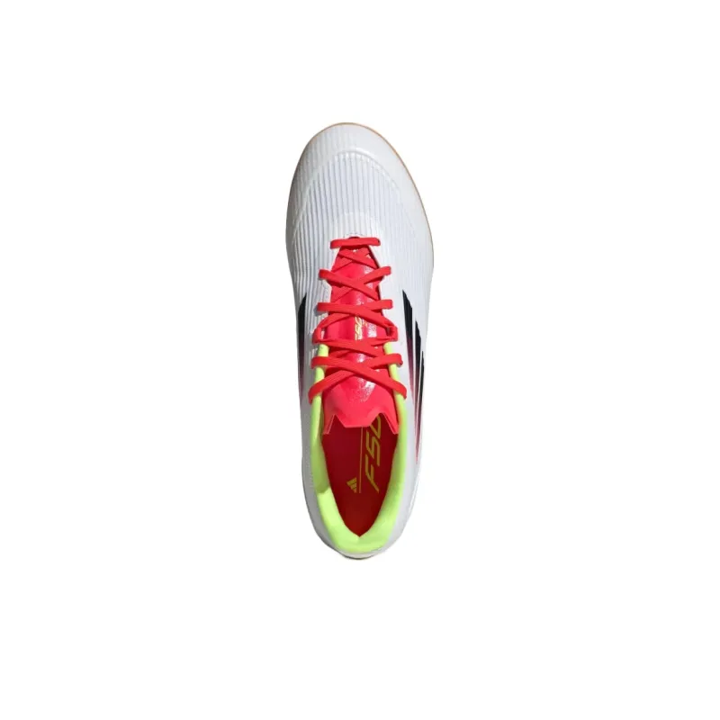 Adidas F50 CLUB Shock Absorbers Slip Resistant, Abrasion Resistant, Breathable Soccer Shoes Unisex White-4