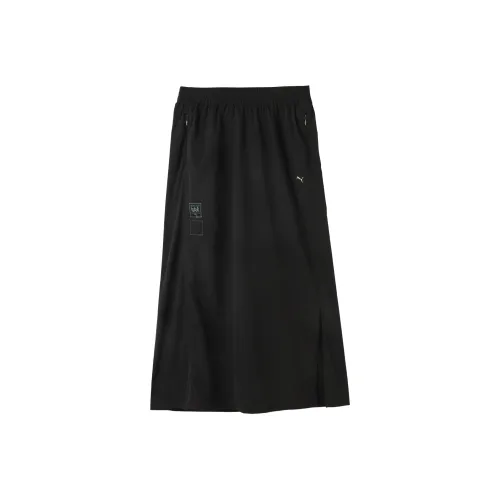 PUMA RETRO Casual Long Skirts Women's Grass Gray