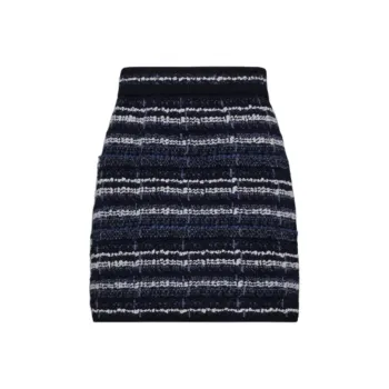 THOM BROWNE Tweed Mini Skirt