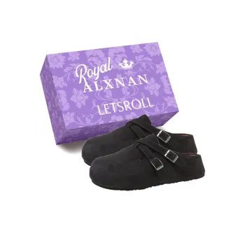 Alxnan Quiet Closed Toe Slippers Women's Box