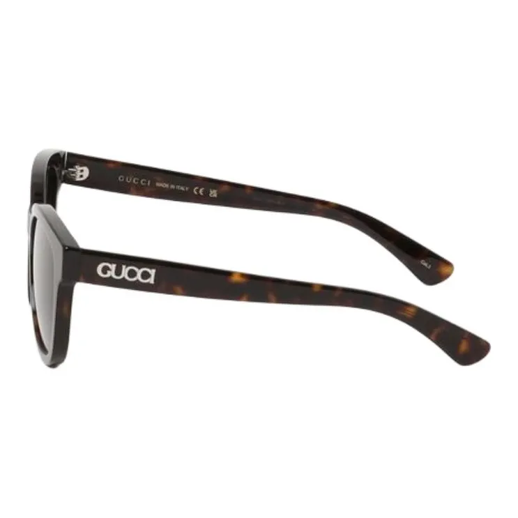 GUCCI Plastic Irregular Shape Sunglasses Unisex Brown-1