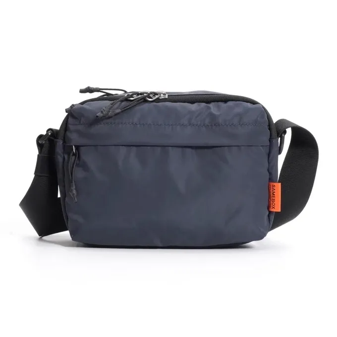 VIHUS Nylon Shoulder Bag Men's Black/Blue/Green-3