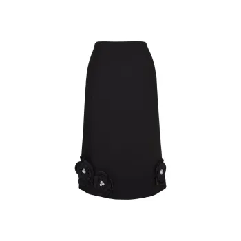 CatPunch Casual Long Skirts Women's Black