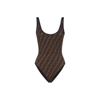 FENDI Ff Logo Printed Swimsuit