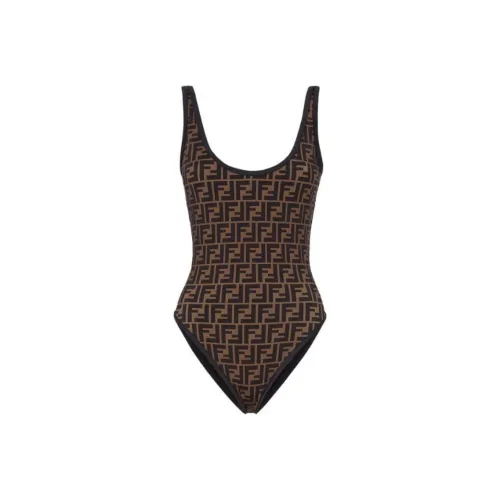 FENDI Ff Logo Printed Swimsuit